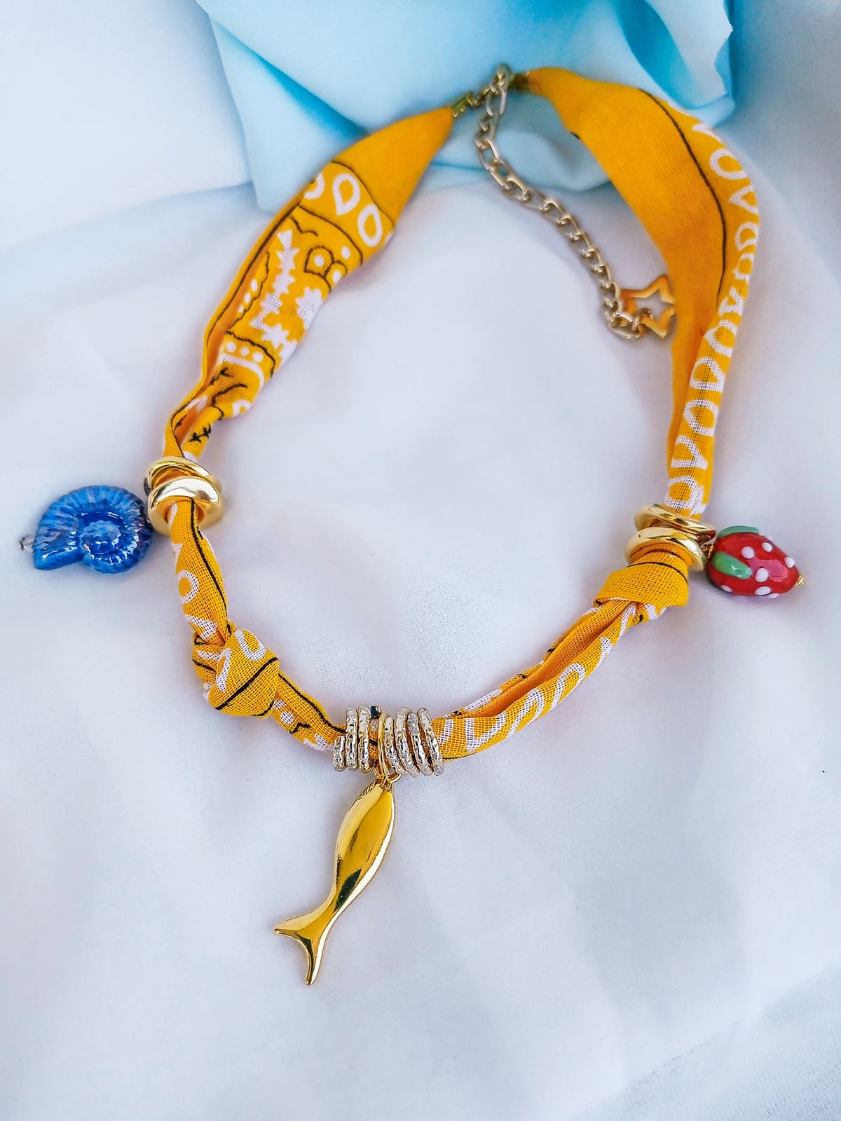 καλοκαιρινό κολιέ bandana