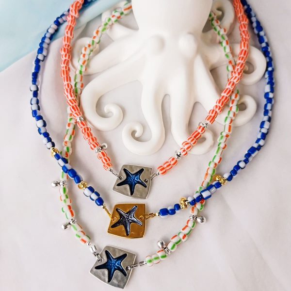 καλοκαιρινό κολιέ αστερίας