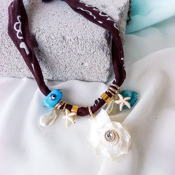 καλοκαιρινό κολιέ bandana Ναυτίλος